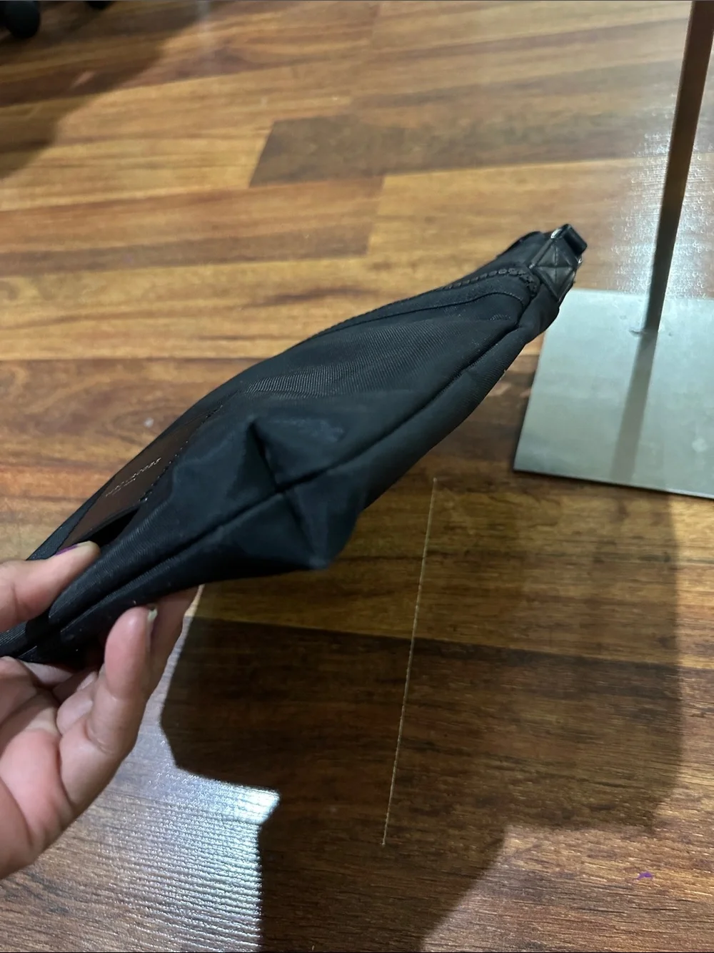 Marc Jacobs Black Nylon Slim Crossbody Bag